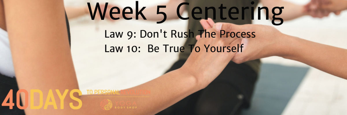 Week 5: Centering
